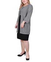 Ny Collection Plus Two Piece Dress Set