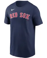 Men's Rafael Devers Navy Boston Red Sox Name Number T-shirt