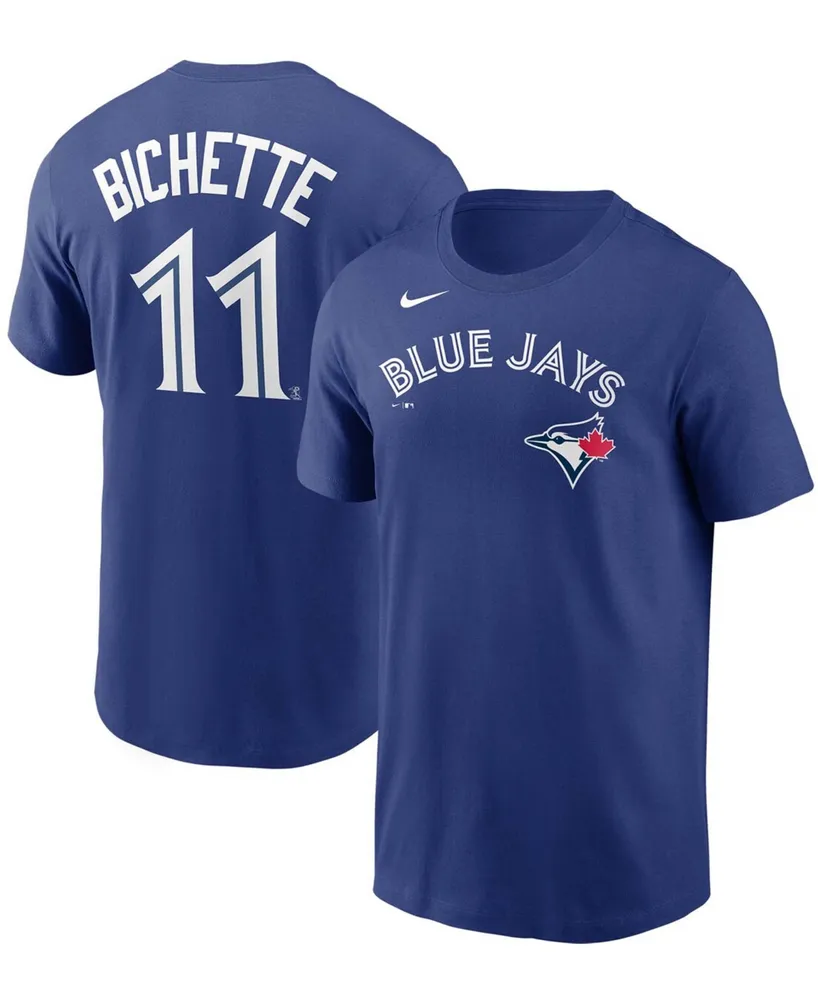 Men's Bo Bichette Royal Toronto Blue Jays Name Number T-shirt