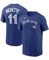 Men's Bo Bichette Royal Toronto Blue Jays Name Number T-shirt