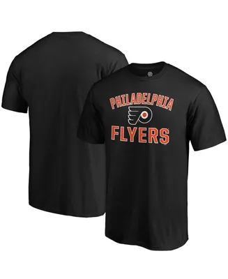 Men's Black Philadelphia Flyers Team Victory Arch T-shirt
