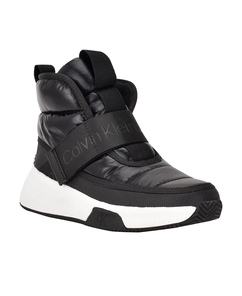 Calvin Klein Jeans Women's Mabon Nylon High Top Sneakers