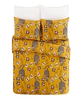 Lemieux Et Cie Tiger 3 Piece Duvet Cover Set