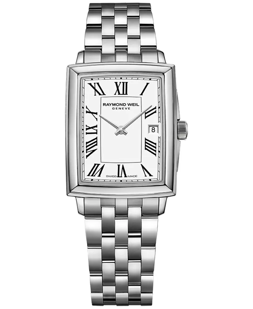 Raymond Weil Women's Swiss Toccata Stainless Steel Bracelet Watch 22.6x28.1mm