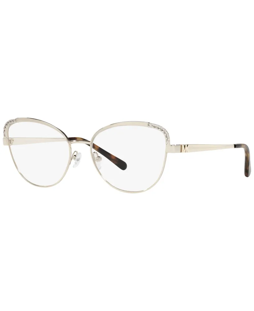 Michael Kors MK3051 Women's Cat Eye Eyeglasses - Light Gold