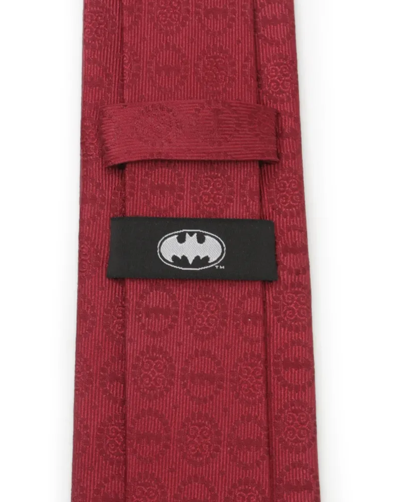 Dc Comics Men's Batman Medallion Silk Tie