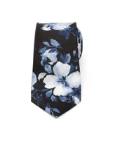 Ox & Bull Trading Co. Men's Painted Floral Silk Tie