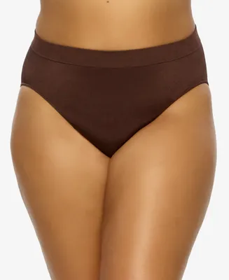 Plus Body Smooth Seamless High Leg Brief Panty