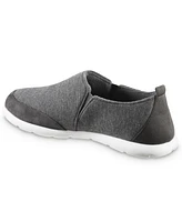 Isotoner Men's Zenz Sport Knit Indoor and Outdoor Slip-On Slipper