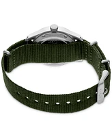 Seiko Men's Automatic 5 Sports Green Nylon Strap Watch 43mm