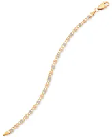 Children's Valentino Star Links Bracelet in 14k Gold - Tri