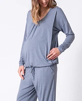 Seraphine Women's 2 Piece Maternity Nursing Loungewear Set