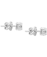 Effy Diamond Round Custer Stud Earrings (5/8 ct. t.w.) in 14k White Gold