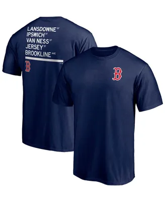 Men's Navy Boston Red Sox Hometown Streets T-shirt