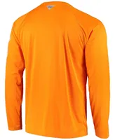 Men's Pfg Tennessee Orange Volunteers Terminal Tackle Omni-Shade Long Sleeve T-shirt