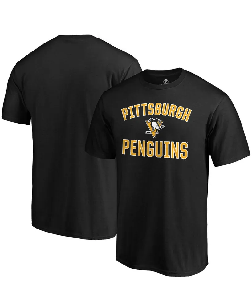 Men's Black Pittsburgh Penguins Team Victory Arch T-shirt