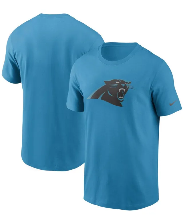 Men's Nike Heathered Gray Carolina Panthers Primary Logo T-Shirt