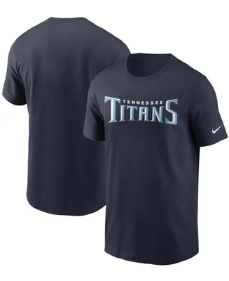 Men's Navy Tennessee Titans Team Wordmark T-shirt