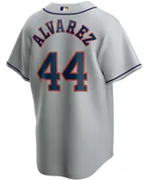 Men's Yordan Alvarez Gray Houston Astros Road Replica Player Jersey