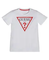 Guess Big Boys Soft Jersey Short Sleeve Classic Logo T-shirt