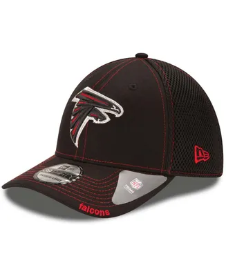 Men's Black Atlanta Falcons Neo 39THIRTY Flex Hat