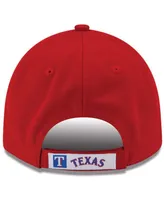 Men's Red Texas Rangers League 9FORTY Adjustable Hat