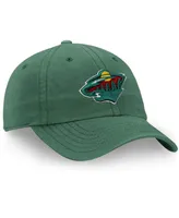 Men's Green Minnesota Wild Core Primary Logo Adjustable Hat