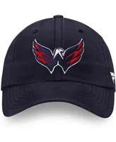 Men's Navy Washington Capitals Core Primary Logo Adjustable Hat