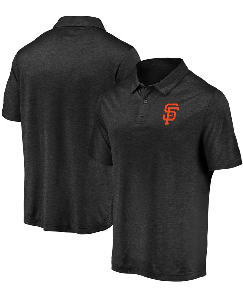 Men's Black San Francisco Giants Iconic Striated Primary Logo Polo