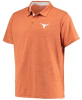 Men's Texas Orange Longhorns Tech Trail Space Dye Omni-Shade Polo