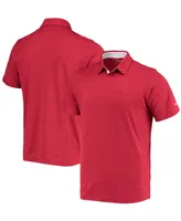 Men's Crimson Oklahoma Sooners Tech Trail Space Dye Omni-Shade Polo