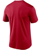 Men's Big and Tall Red Atlanta Falcons Wordmark Legend Performance T-shirt