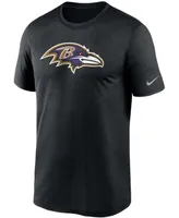 Men's Big and Tall Baltimore Ravens Logo Essential Legend Performance T-shirt