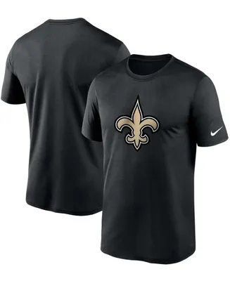 Men's Black New Orleans Saints Logo Essential Legend Performance T-shirt