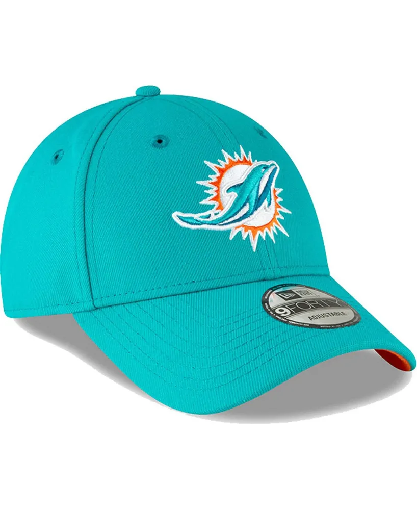 Men's Aqua Miami Dolphins 9FORTY The League Adjustable Hat