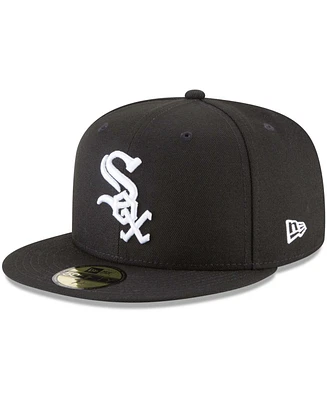 Men's Black Chicago White Sox 59FIFTY Fitted Hat