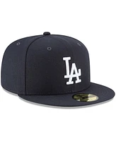 Men's Navy Los Angeles Dodgers Fashion Color Basic 59FIFTY Fitted Hat