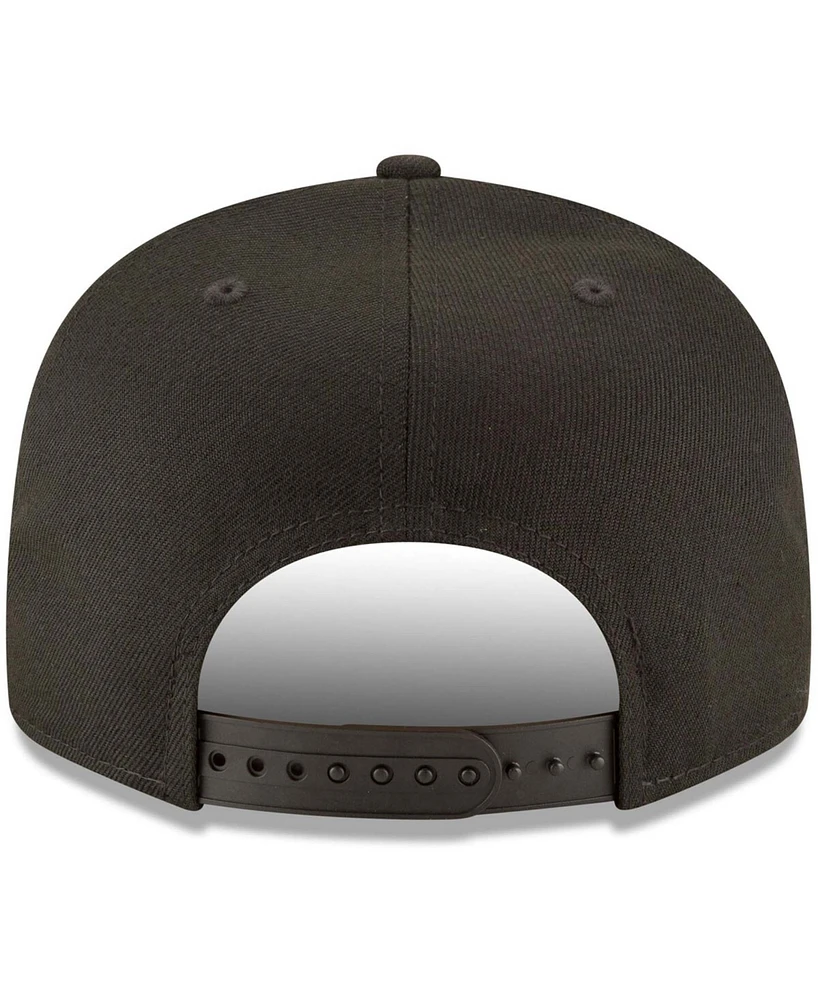 Men's Black San Francisco Giants Black on Black 9FIFTY Team Snapback Adjustable Hat