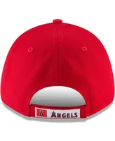 Men's Red Los Angeles Angels Game The League 9FORTY Adjustable Hat