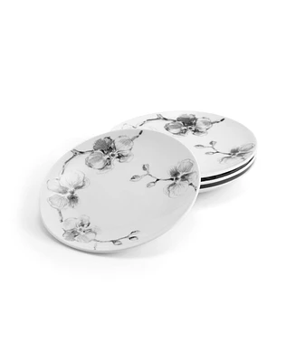 Black Orchid Tidbit Plate Set, 4 Piece
