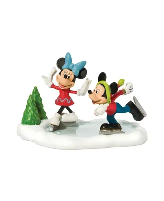 Department 56 Mickey Minnie Go Skating