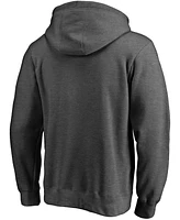 Men's Heathered Charcoal Arizona Cardinals Victory Arch Team Pullover Hoodie