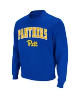 Men's Royal Pitt Panthers Arch Logo Sweatshirt