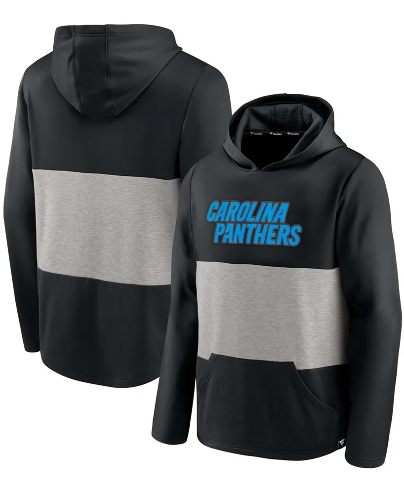 Men's Nike Black Carolina Panthers Wordmark Performance Pullover Hoodie