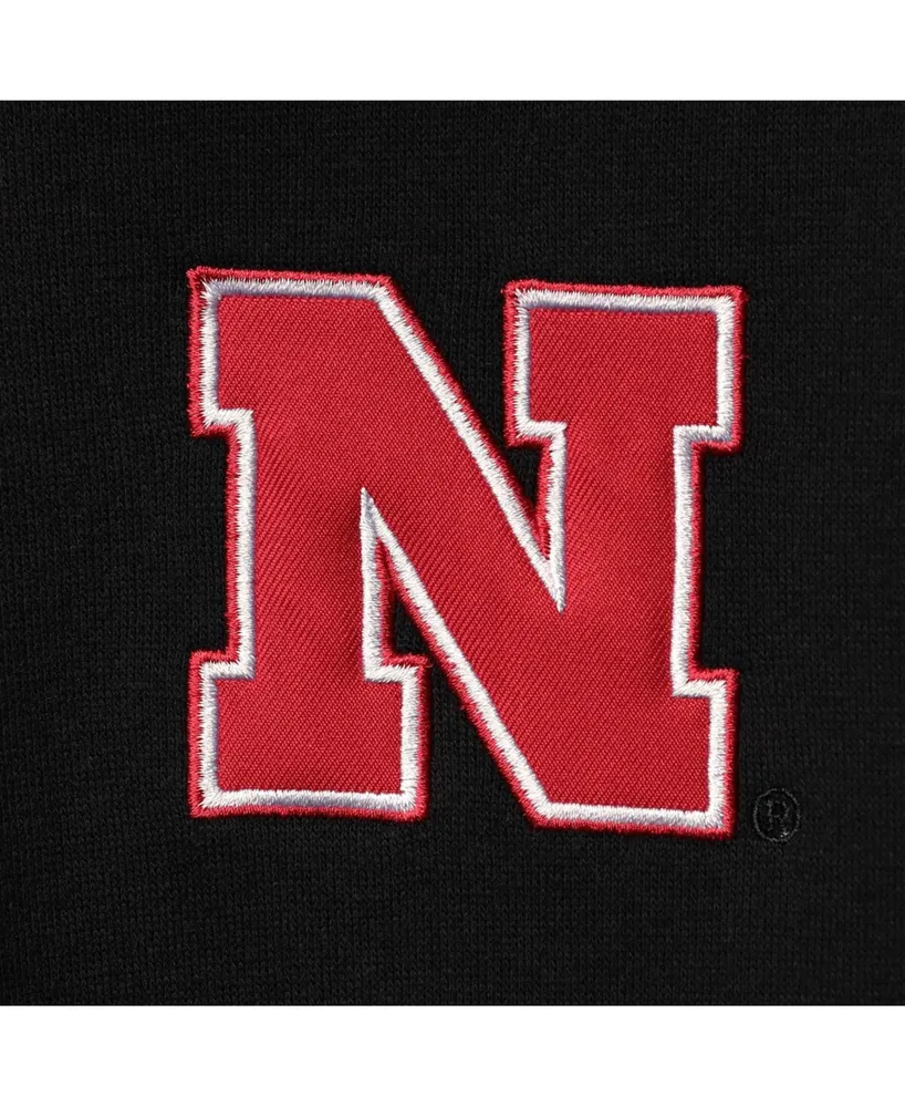 Men's Black Nebraska Huskers Tortugas Logo Quarter-Zip Jacket