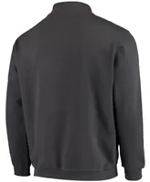 Men's Charcoal Arkansas Razorbacks Tortugas Logo Quarter-Zip Jacket