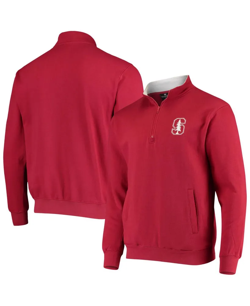 Colosseum Men's Stanford Cardinal Tortugas Logo Quarter-Zip Jacket