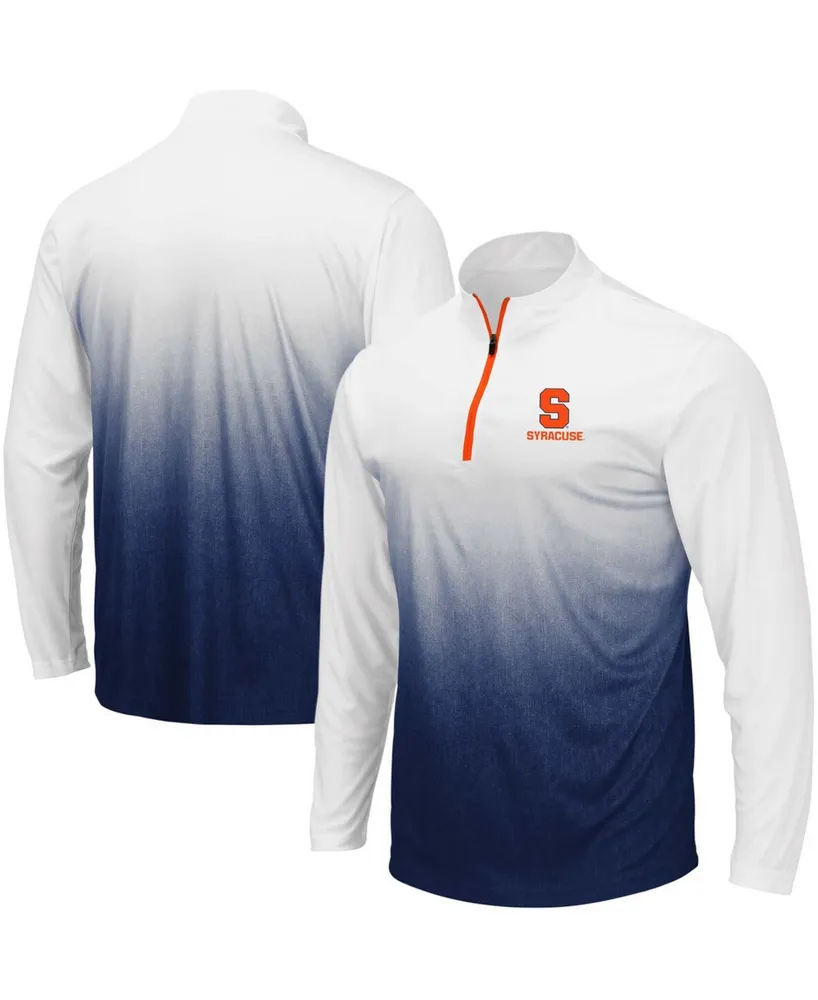 Men's Navy Syracuse Orange Magic Team Logo Quarter-Zip Jacket