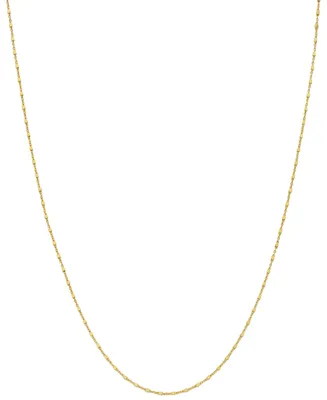 Giani Bernini 16" Square Bead Fancy Link Chain Necklace (1.25mm) 18k Gold-Plated Sterling Silver, Created for Macy's (Also Silver)