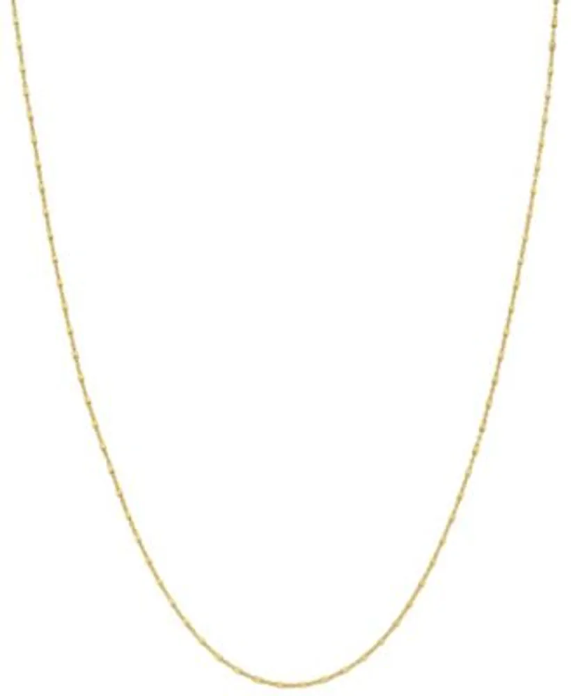 Giani Bernini Square Bead Fancy Link Chain Necklace Collection In Sterling Silver 18k Gold Plated Sterling Silver Created For Macys